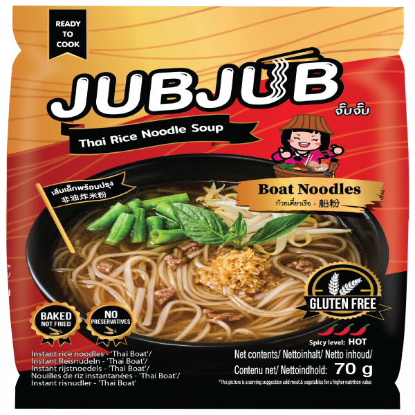 JUB JUB INSTANT RICE STICK NOODLES - BOAT NOODLE FLAVOUR