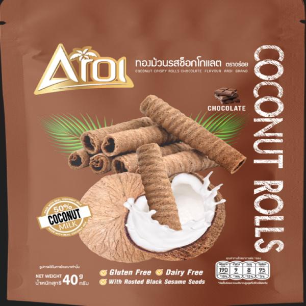 ทองม้วน รสช็อกโกแลต (40g. และ 60g.)