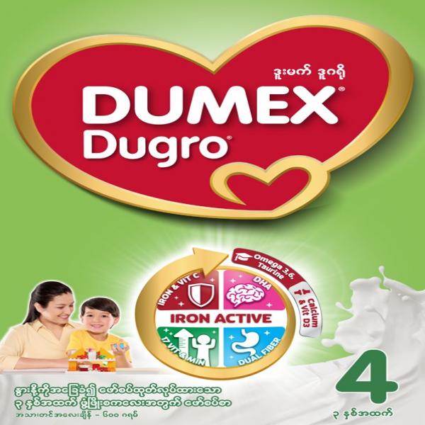 GROWING UP MILK FORMULA BASED ON COW’S MILK FOR ABOVE 3 YEARS KID (DUMEX DUGRO)