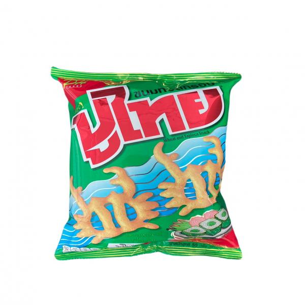 CRISPY SNACK NORI SEAWEED FLAVOR PU THAI BRAND