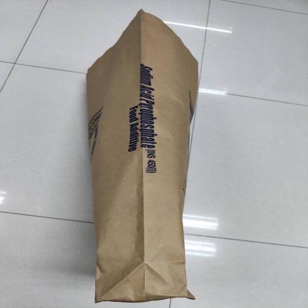 ถุงกระสอบกระดาษสีน้ำตาล ชั้นในสุดเป็นพลาสติก