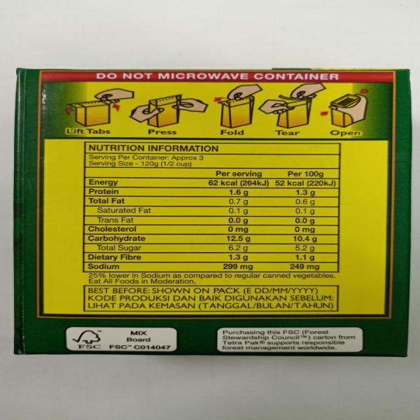 Recarted Sweet Corn Cream Style