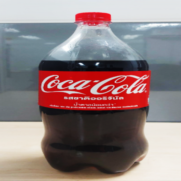 เครื่องดื่มโคคา - โคลา (โค้ก) น้ำตาลน้อย ขวดพลาสติก