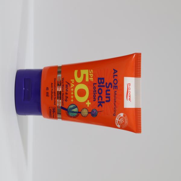 พีโอแคร์ อโล มอยส์เจอร์ไรซิ่ง ซัน บล็อค โลชั่น เอสพีเอฟ50+ พีเอ++++ เฟส & บอดี้