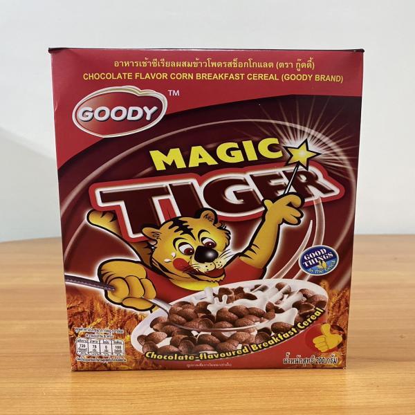 อาหารเช้าซีเรียลผสมข้าวโพดรสช็อกโกแลต