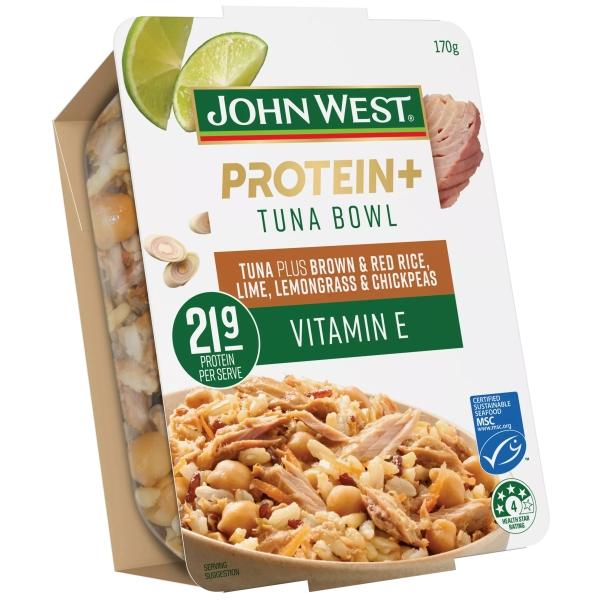 12913 TUNA WITH  BROWN RICE AND RED RICE, LIME, LEMONGRASS AND CHICKPEAS 170g