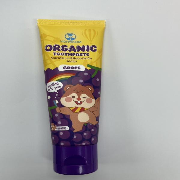 VIDHYASOM ORGANIC TOOTHPASTE GRAPE FLAVOR