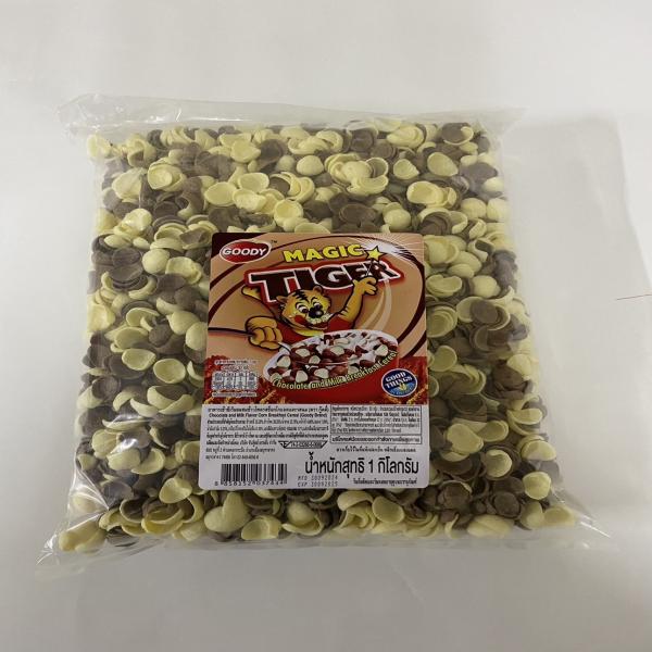 Chocolate And Milk Flavor Corn Break Fast Cereal