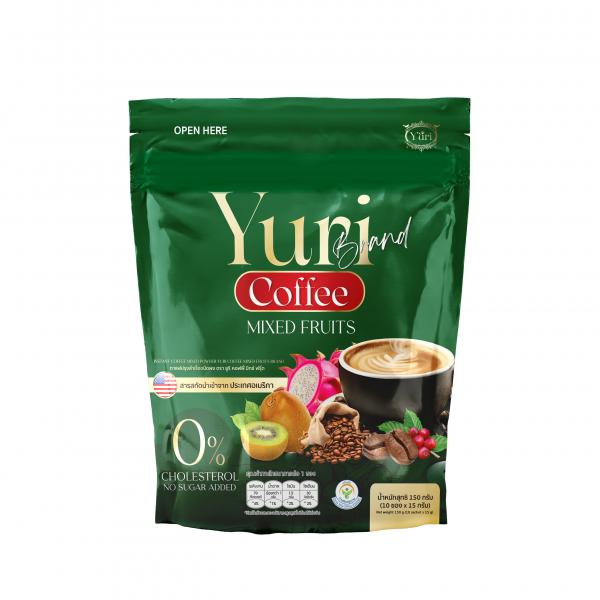 INSTANT COFFEE MIXED POWDER YURI COFFEE MIXED FRUITS BRAND