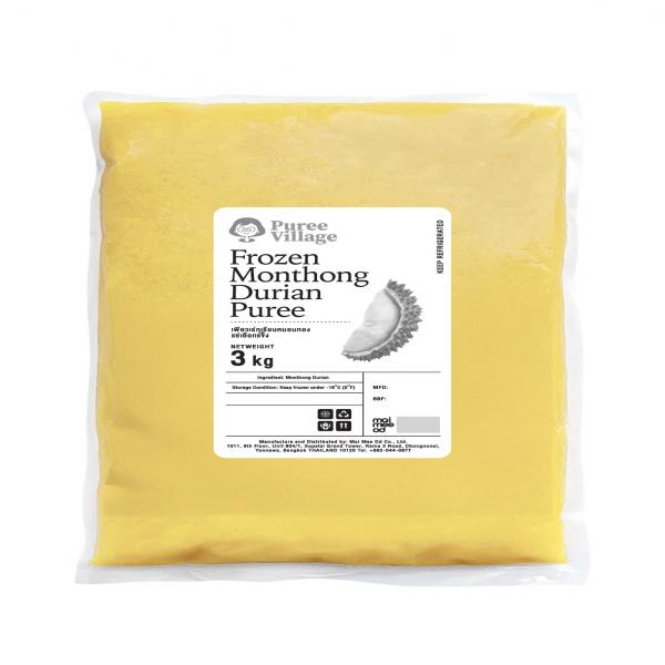 เพียวเร่ทุเรียนหมอนทองแช่เยือกแข็ง