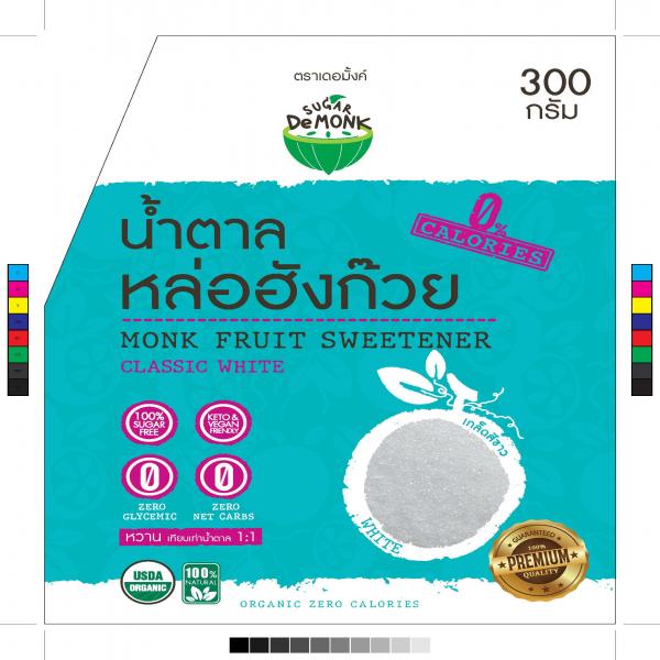 MONK FRUIT SWEETENER CLASSIC WHITE