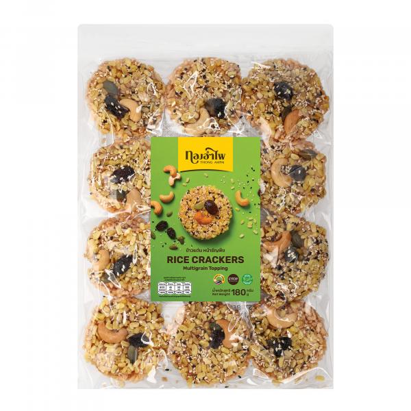 RICE CRACKERS WITH MULTIGRAN TOPPING