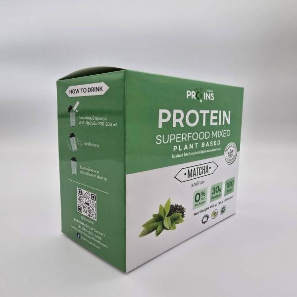 PROINS PROTEIN SUPERFOOD MIXED PLANT BASED MATCHA GREEN