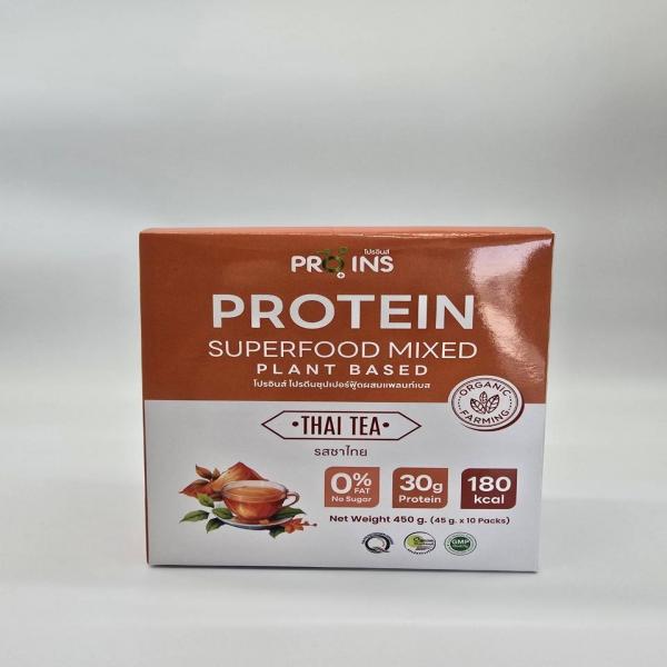 PROINS PROTEIN SUPERFOOD MIXED PLANT BASED THAI TEA