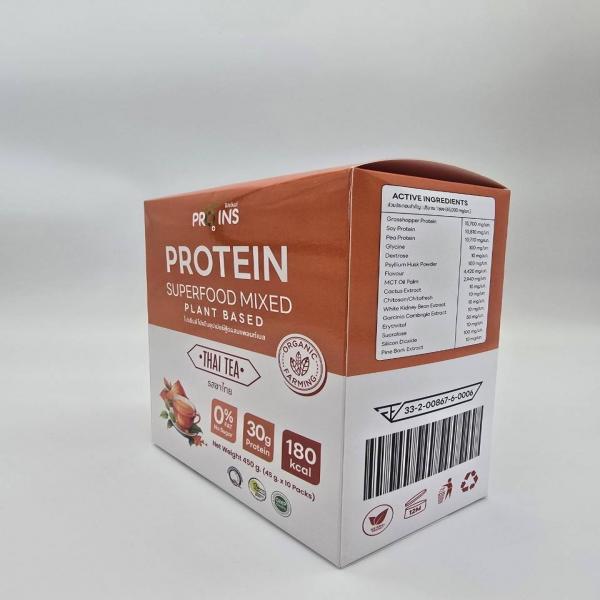 PROINS PROTEIN SUPERFOOD MIXED PLANT BASED THAI TEA
