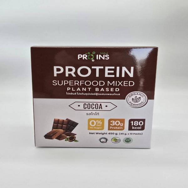 PROINS PROTEIN SUPERFOOD MIXED PLANT BASED COCOA