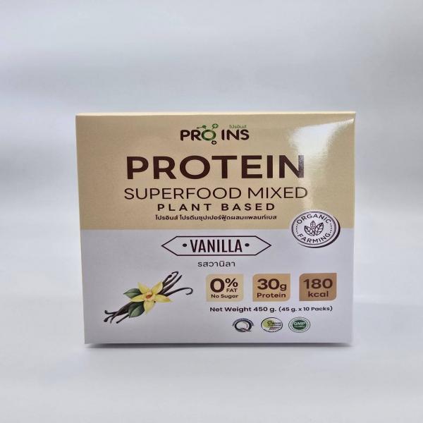 PROINS PROTEIN SUPERFOOD MIXED PLANT BASED VANILLA