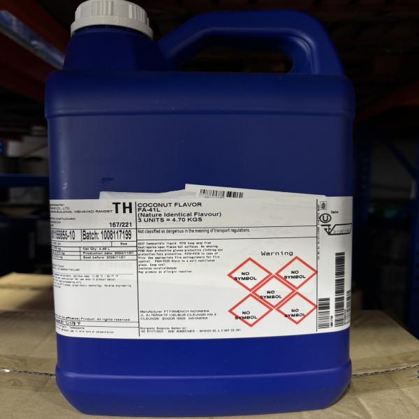 โคโคนัท เฟลเวอร์ เอฟเอ-41แอล (กลิ่นมะพร้าว) (วัตถุแต่งกลิ่นรสเลียนธรรมชาติ)