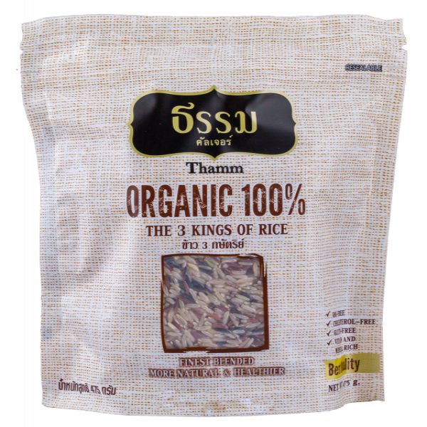 ORGANIC 100% THE 3 KINGS OF RICE