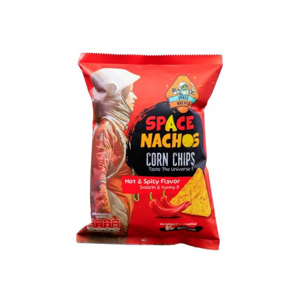 Crispy Tortillas Chips Hot & Spicy Flavor