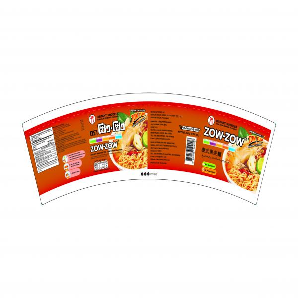 ZOW-ZOW bowl INSTANT NOODLES TOM YUM SHRIMP FLAVOUR