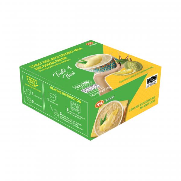 ข้าวเหนียวหน้าครีมกะทิทุเรียน