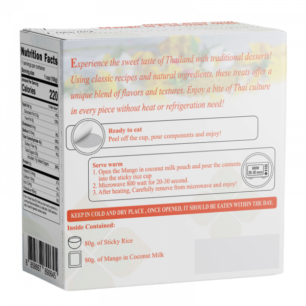 Sticky Rice with Mango in Coconut milk