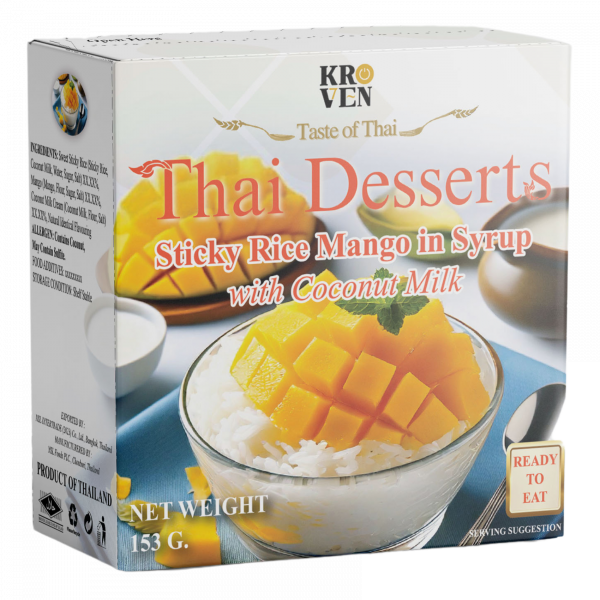 Sticky Rice Mango in Syrup with Coconut Milk
