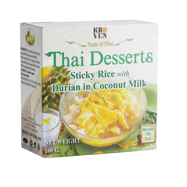 Sticky Rice with Durian in Coconut milk