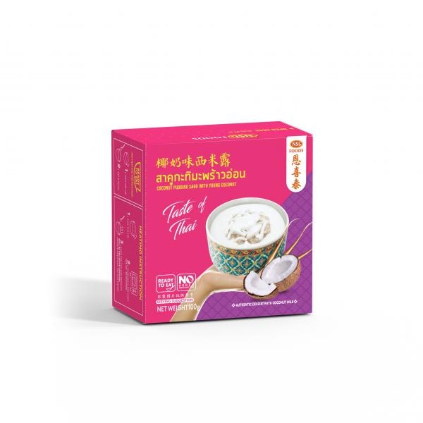 Coconut Pudding Sago with Young Coconut