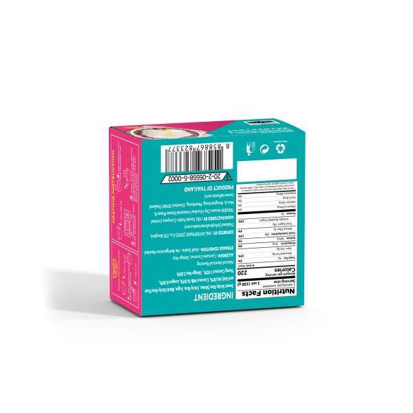 Sticky Rice Longan, Young Coconut and Ginkgo with Coconut Milk Topping