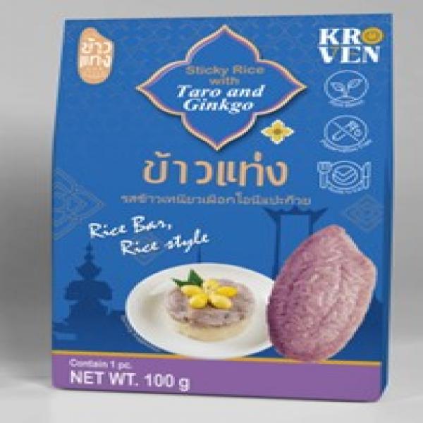 ข้าวแท่ง ข้าวเหนียวเผือกโอนีแปะก๊วย