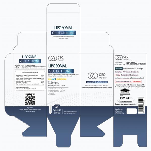 Liposomal Glutathione (CEO FACTORY Brand)