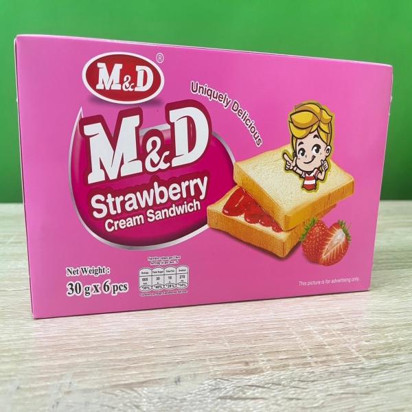 ขนมปังสอดไส้ รสสตรอว์เบอร์รี