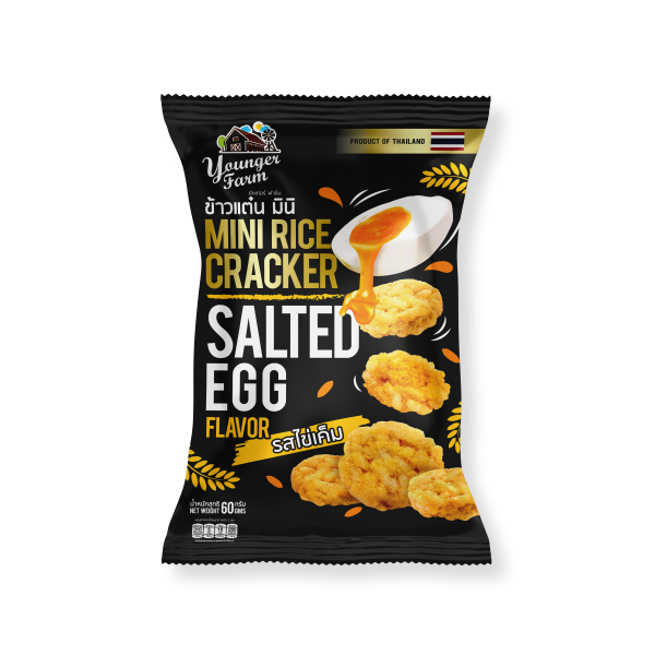Mini Rice Cracker Salted Egg flavor