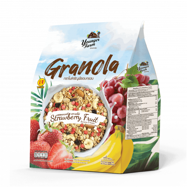 Granola Strawberry and Fruit Flavor