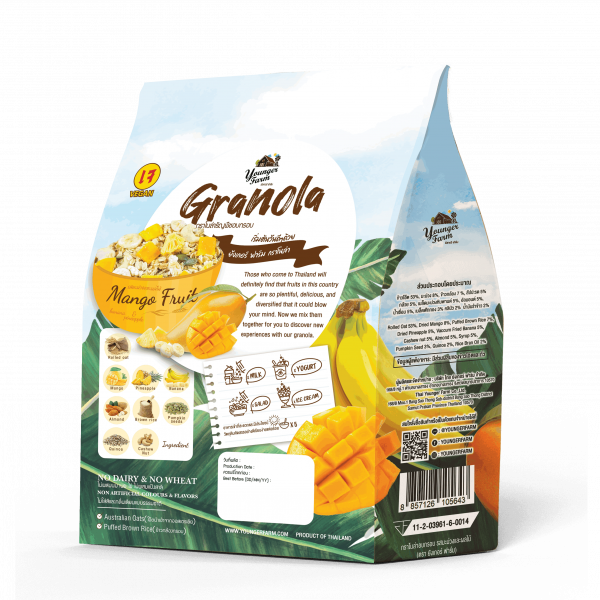 Granola Mango and Fruit Flavor