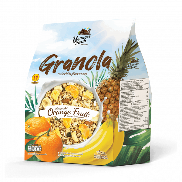 Granola Orange and Fruit Flavor