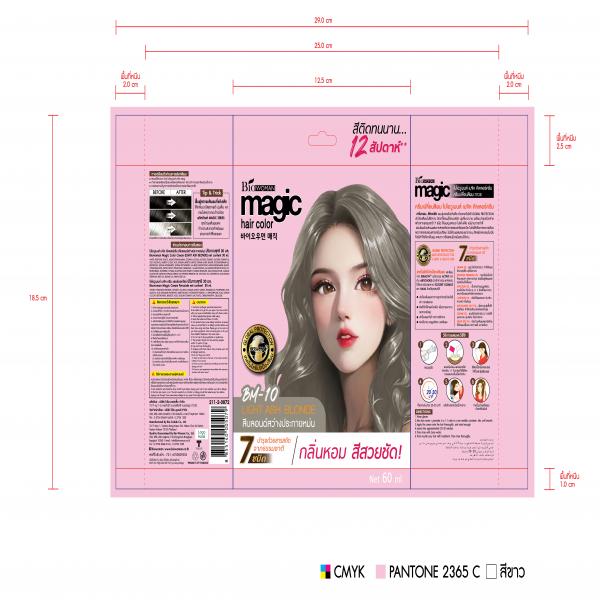 BIOWOMAN MAGIC COLOR CREAM (LIGHT ASH BLONDE)