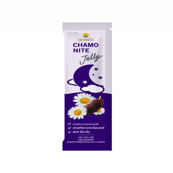 Chamo Nite Jelly Kyoho Grape Flavor (Dietary Supplement Product) (DOI KHAM BRAND)