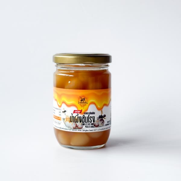 น้ำผึ้งชันโรงดองกระเทียมโทน