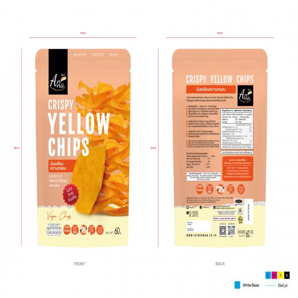 Crispy yellow chips