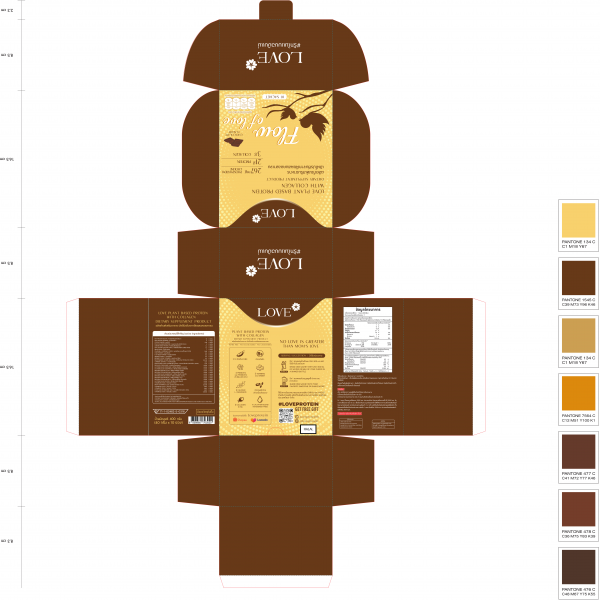 Love Plant Based Protein With Collagen Dietary Supplement Product