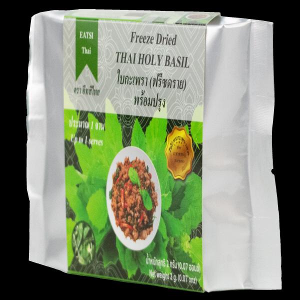 Freeze Dried Thai Sweet Basil Brand Eatsi Thai