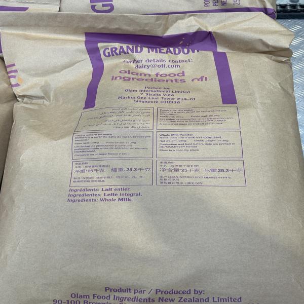 Whole Milk Powder Grand Meadow TM Brand/New Zealand
