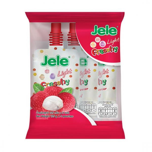 Jelly Carrageenan with Konnyaku powder and 15% White Grape Juice Lychee flavour