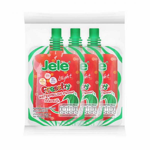 Jelly Carrageenan with Konnyaku powder and 15% White Grape Juice Watermelon flavour