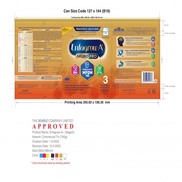 ENFAGROW A+ 3 POWDER VANILLA