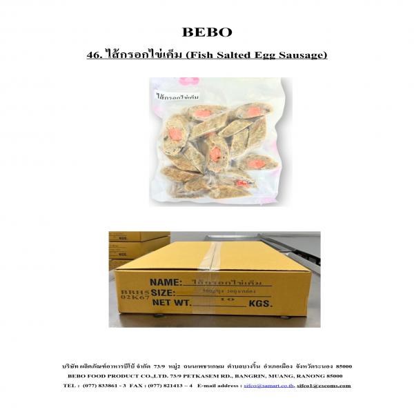 Fish Salted Egg Sausage