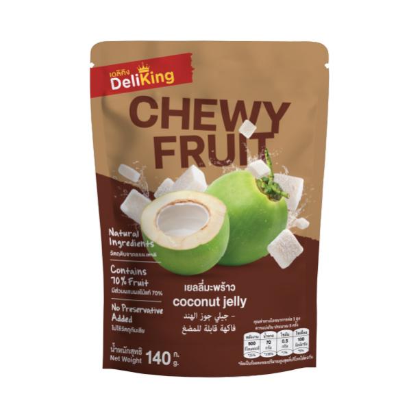 เยลลี่มะพร้าว (วุ้นสำเร็จรูปแคร์ราจีแนนกลิ่นมะพร้าว) ตราเดลิคิง